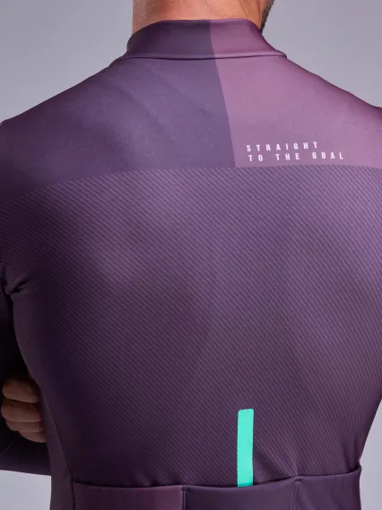 Maillot manches longues EKOI Perf SHADES Prune