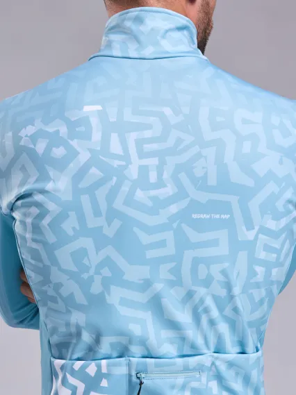 Veste thermique EKOI Perf GRAFFITI Ciel