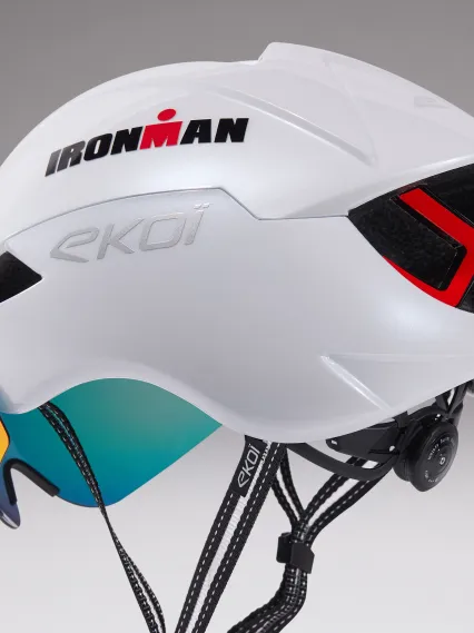 Casque EKOI Perf AERO16 LTD IRONMAN Blanc