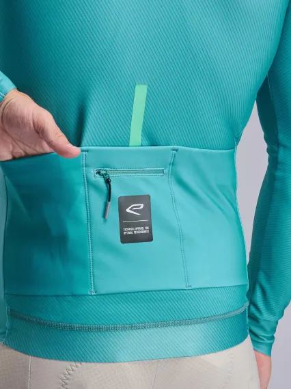 Maillot manches longues EKOI Perf SHADES Vert Azur