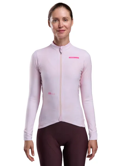 Maillot manches longues femme EKOI Perf TIE & DYE Rose