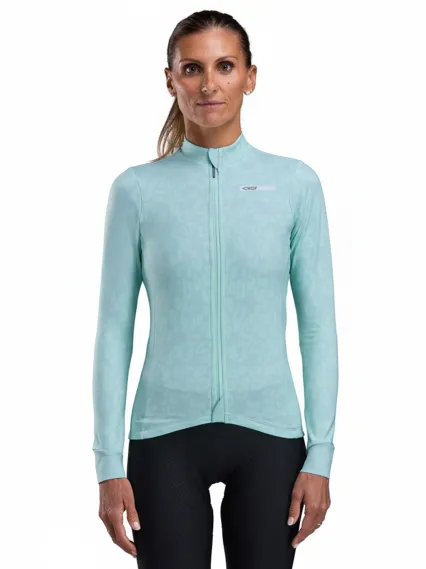 Maillot manches longues femme EKOI Perf LEO Sauge