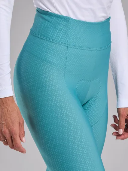 Collant femme Hydrofuge EKOI Perf GEL POWER sans bretelles Vert Azur