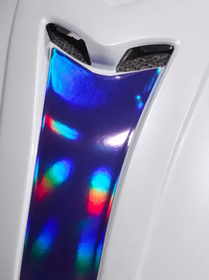 Casque EKOI Perf AERO16 Blanc LTD Holo Violet