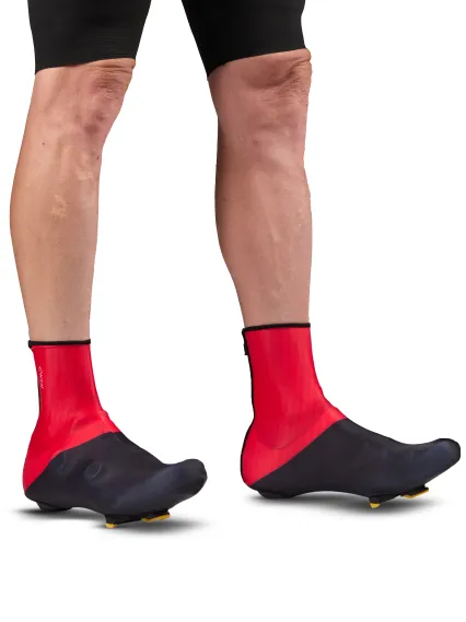 Surchaussures EKOI Perf LYCRA ZIP Rouge