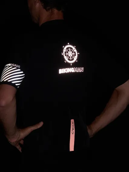 Maillot EKOI Racing CARGO HYDRA+700 BIKINGMAN REFLECTIVE Noir