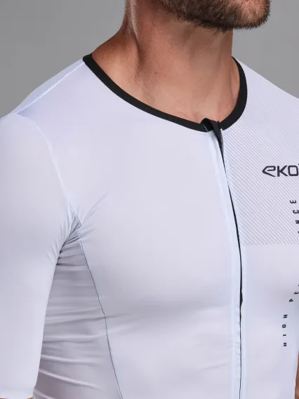 Combinaison triathlon EKOI Perf LINEAR Blanc