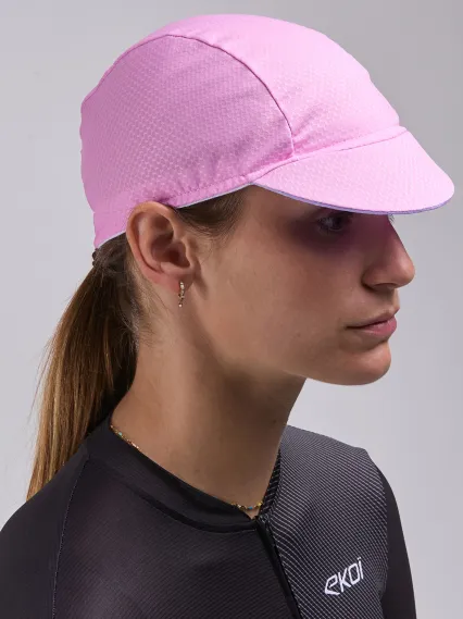 Casquette vélo femme EKOI Perf Rose