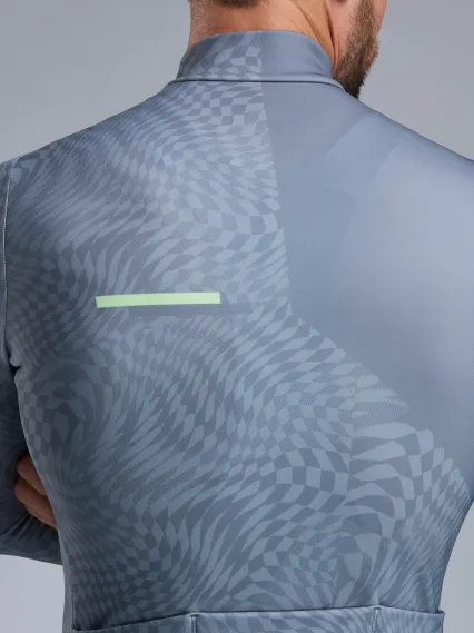 Maillot manches longues EKOI Perf GRAPHIC Gris