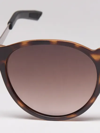 Lunettes EKOI Racing LIFESTYLE RONDES Tortoise Marron dégradé