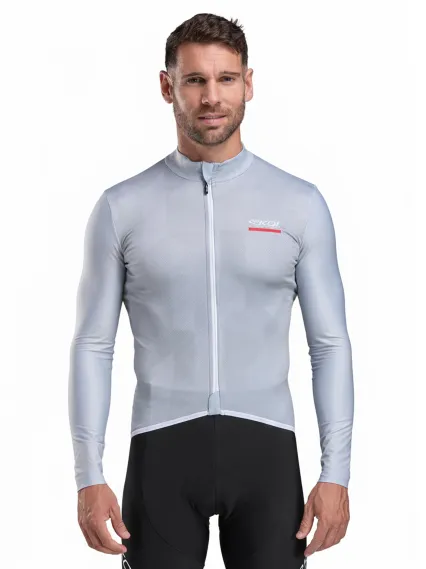 Maillot manches longues EKOI POLYGONE Silver