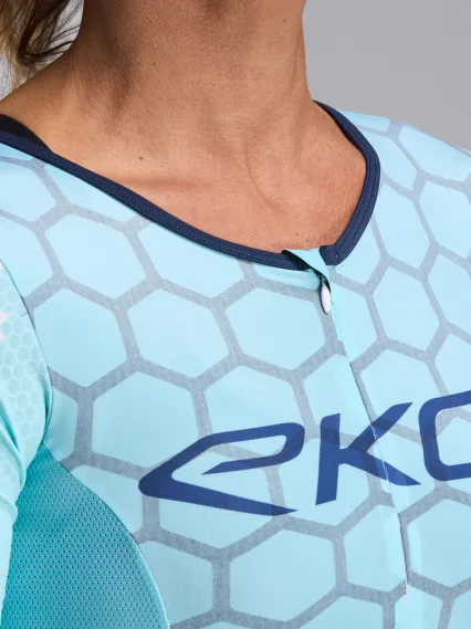 Combinaison triathlon Femme EKOI Racing GRAPHENE Azur