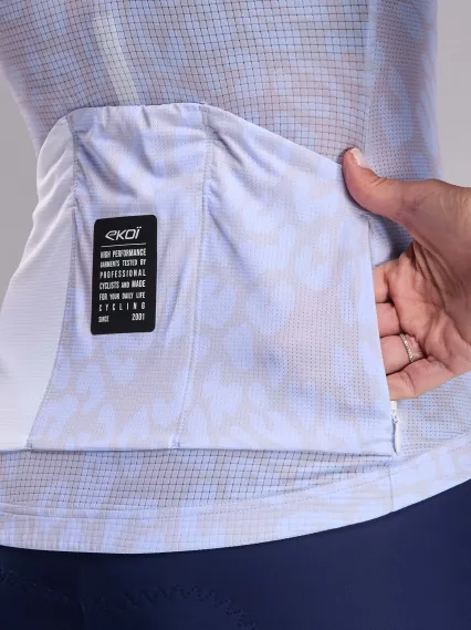 Maillot femme EKOI Perf LEO sans manches Bleu