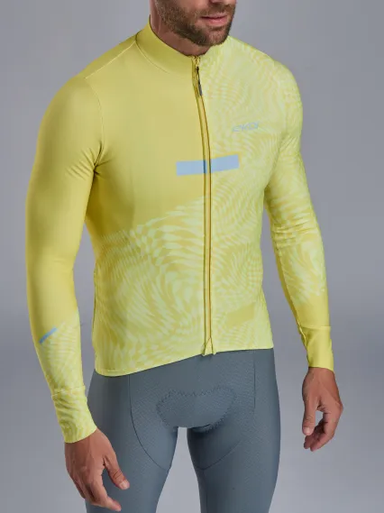 Maillot manches longues EKOI Perf GRAPHIC Jaune