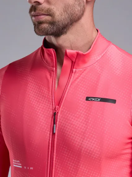 Maillot manches longues EKOI Perf TIE & DYE Corail