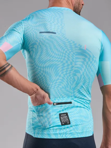 Maillot EKOI Perf GRAPHIC Bleu ciel
