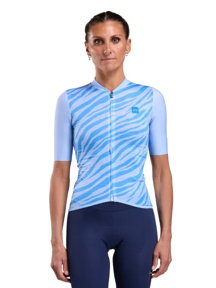 Maillot femme EKOI Perf ZEBRA Bleu