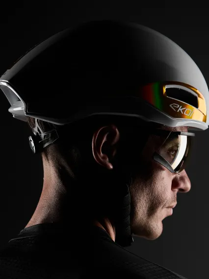 Lunettes EKOI Racing S-AERO Noir Silver ZEISS Q Rouge Cat2