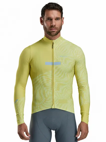 Maillot manches longues EKOI Perf GRAPHIC Jaune