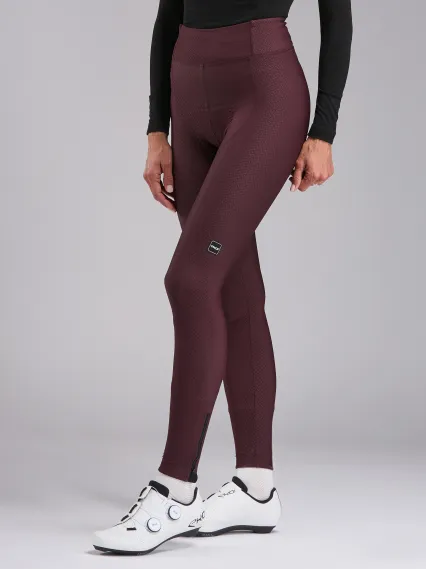 Collant femme Hydrofuge EKOI Perf GEL POWER sans bretelles Bordeaux