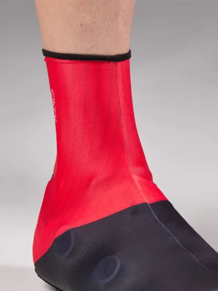 Surchaussures EKOI Perf LYCRA ZIP Rouge