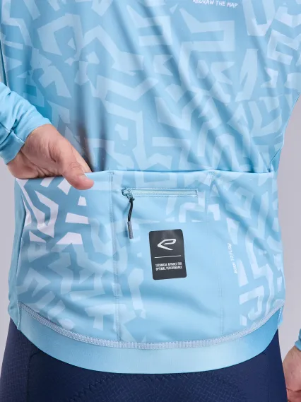 Veste thermique EKOI Perf GRAFFITI Ciel