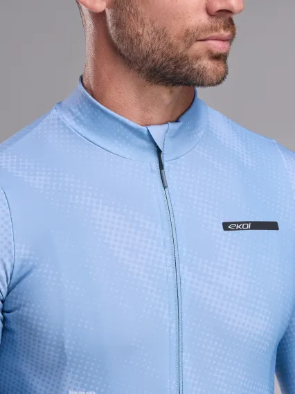 Maillot manches longues EKOI Perf TIE & DYE Ciel