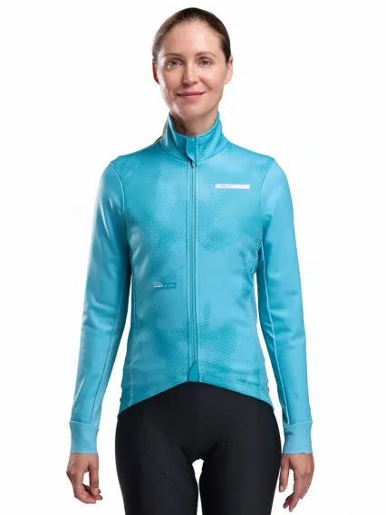 Veste thermique femme EKOI Perf TIE & DYE Vert Azur