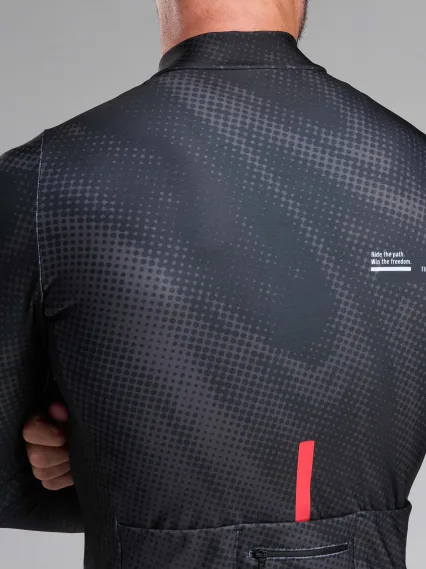 Maillot manches longues EKOI Perf TIE & DYE Noir