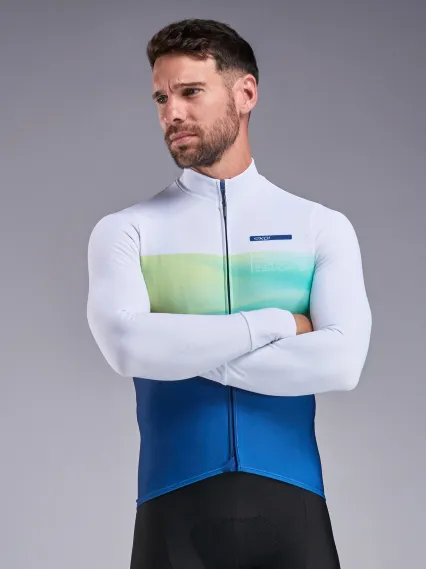 Maillot manches longues EKOI Perf GRADIENT Marine