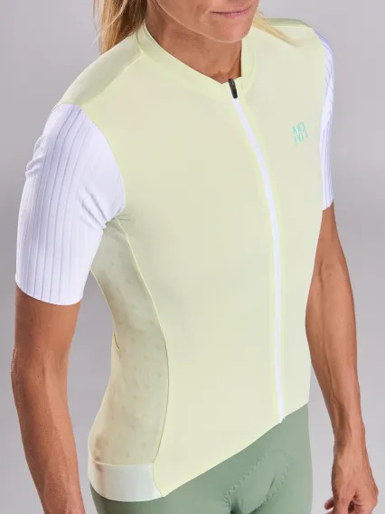 Maillot femme EKOI Racing MARION ROUSSE Lime