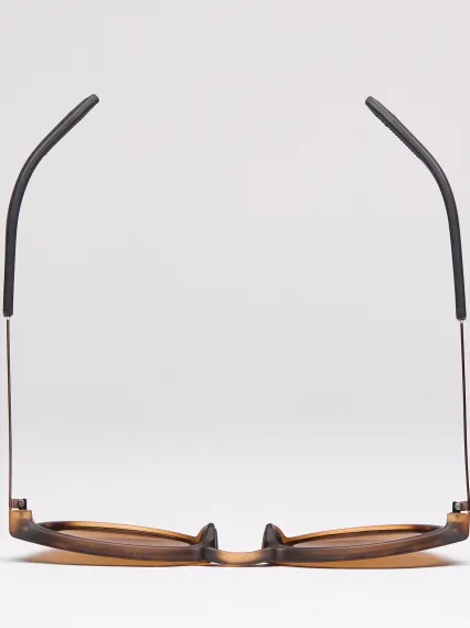 Lunettes EKOI Racing LIFESTYLE RONDES Tortoise Marron dégradé