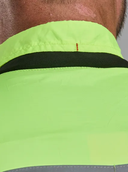 Gilet EKOI Perf WINDPROOF LIGHT POCKET Jaune fluo