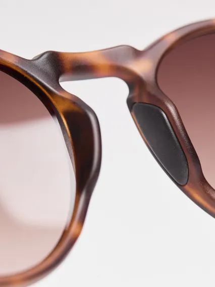 Lunettes EKOI Racing LIFESTYLE RONDES Tortoise Marron dégradé