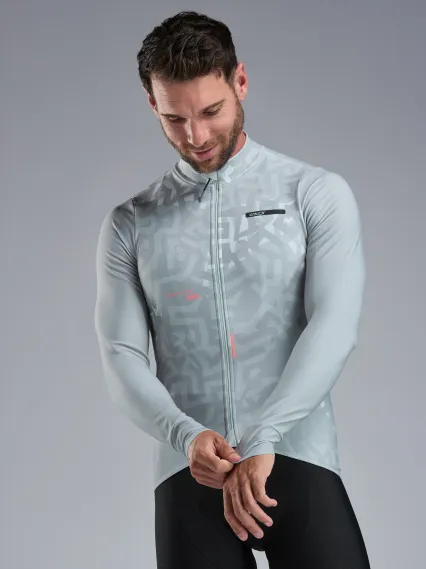 Maillot manches longues EKOI Perf GRAFFITI Gris