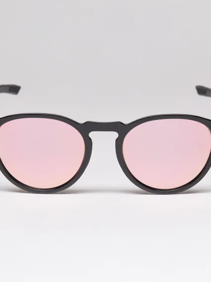 Lunettes EKOI Racing LIFESTYLE RONDES Noir brillant Gold rose