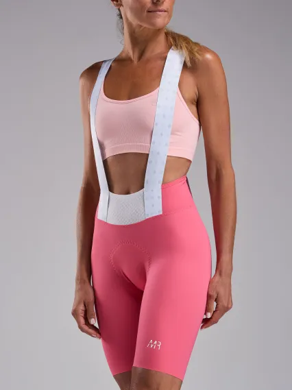 Cuissard femme EKOI Racing MARION ROUSSE Rose