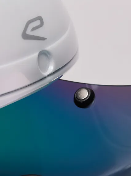 Casque EKOI Perf AERO16 Blanc LTD Holo Aqua