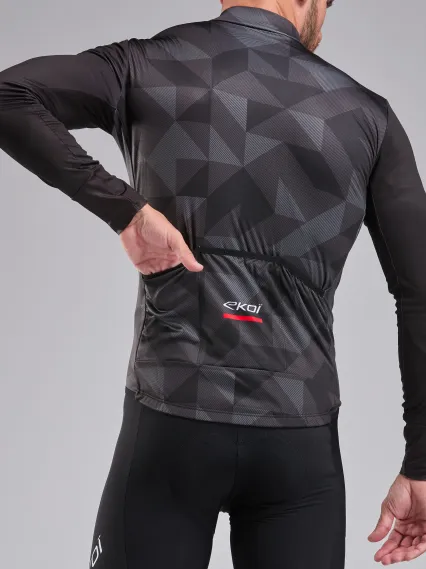 Maillot manches longues EKOI POLYGONE Noir