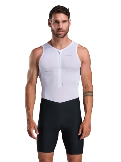 Combinaison triathlon EKOI Perf SLEEVELESS Blanc