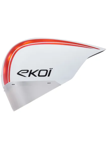 Casque EKOI Racing PURE AERO LTD IRONMAN Mirror Cat2 Blanc