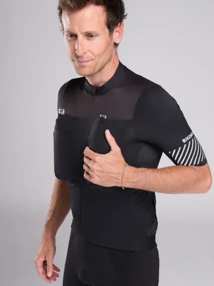Maillot EKOI Racing CARGO HYDRA+700 BIKINGMAN REFLECTIVE Noir