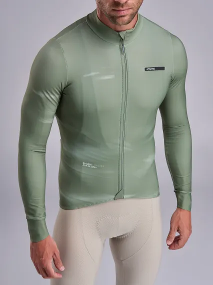Maillot manches longues EKOI Perf RESILIENCE Kaki