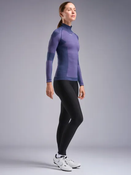 Sous maillot femme hiver EKOI Perf THERMO Col haut Purple