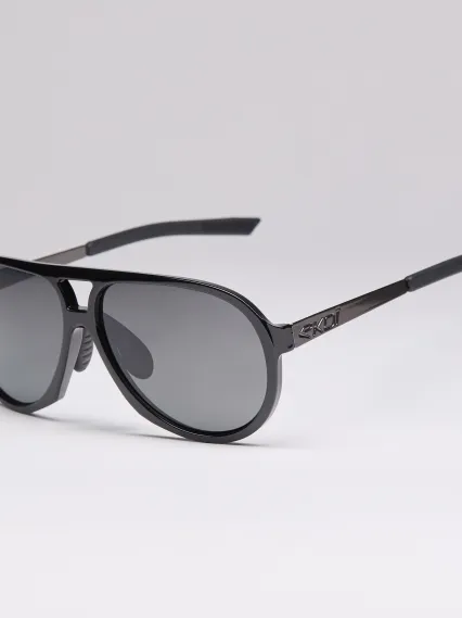 Lunettes EKOI Racing LIFESTYLE PILOT Noir brillant Polarisé