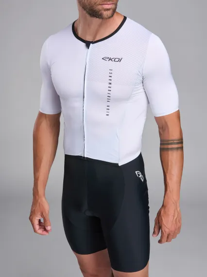 Combinaison triathlon EKOI Perf LINEAR Blanc