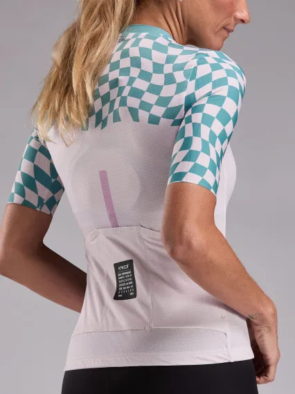 Maillot femme EKOI Perf CHECKS Beige