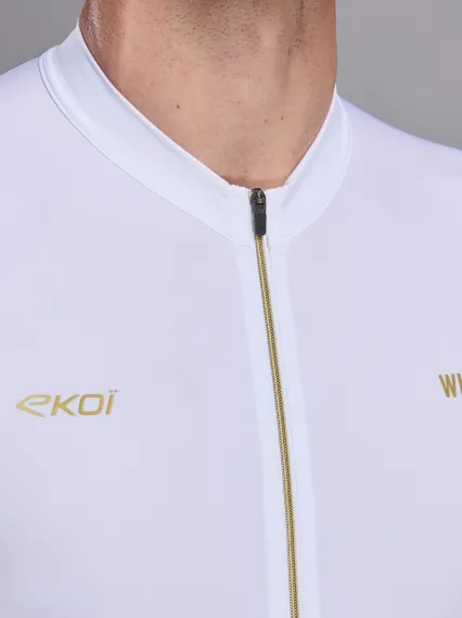 Maillot EKOI Racing BRADLEY WIGGINS Blanc