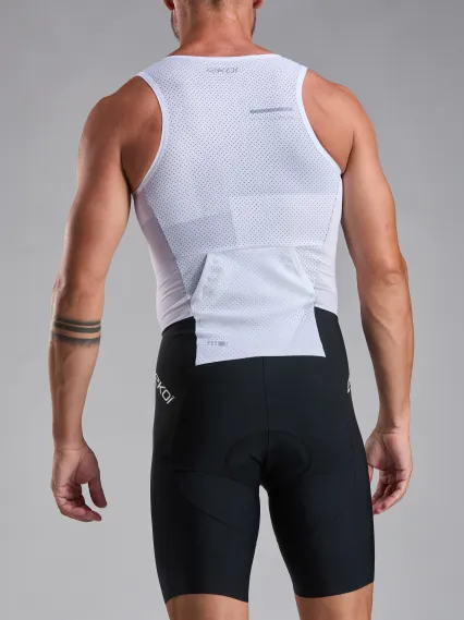 Combinaison triathlon EKOI Perf SLEEVELESS Blanc