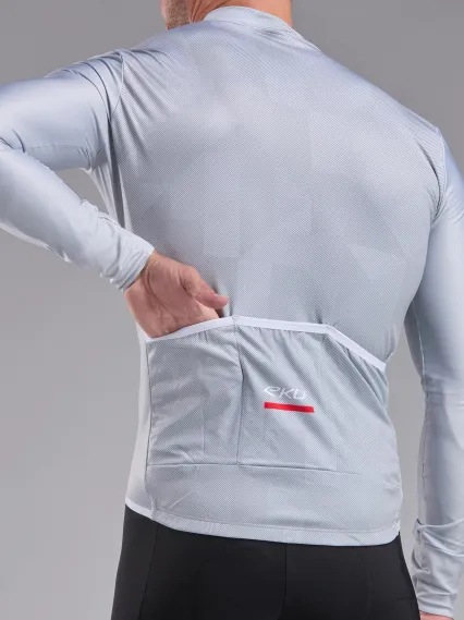 Maillot manches longues EKOI POLYGONE Silver